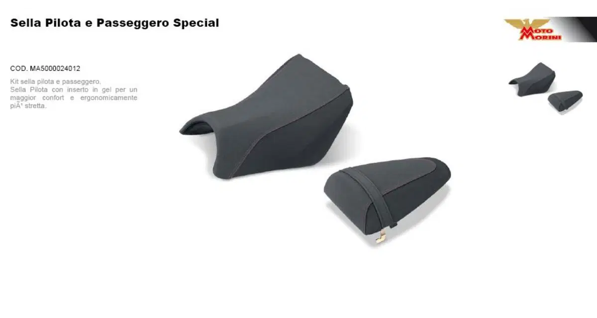 Accessori e Abbigliamento Moto Morini in stock (16)