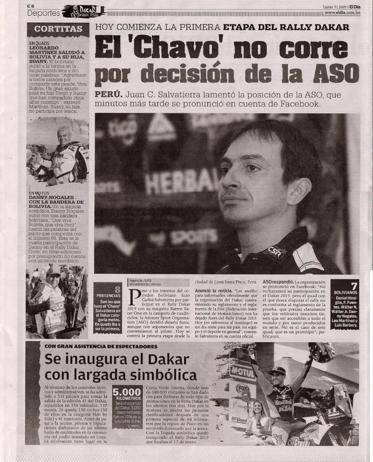 Dakar 2019 100% Perù. Il Caso Salvatierra (3)
