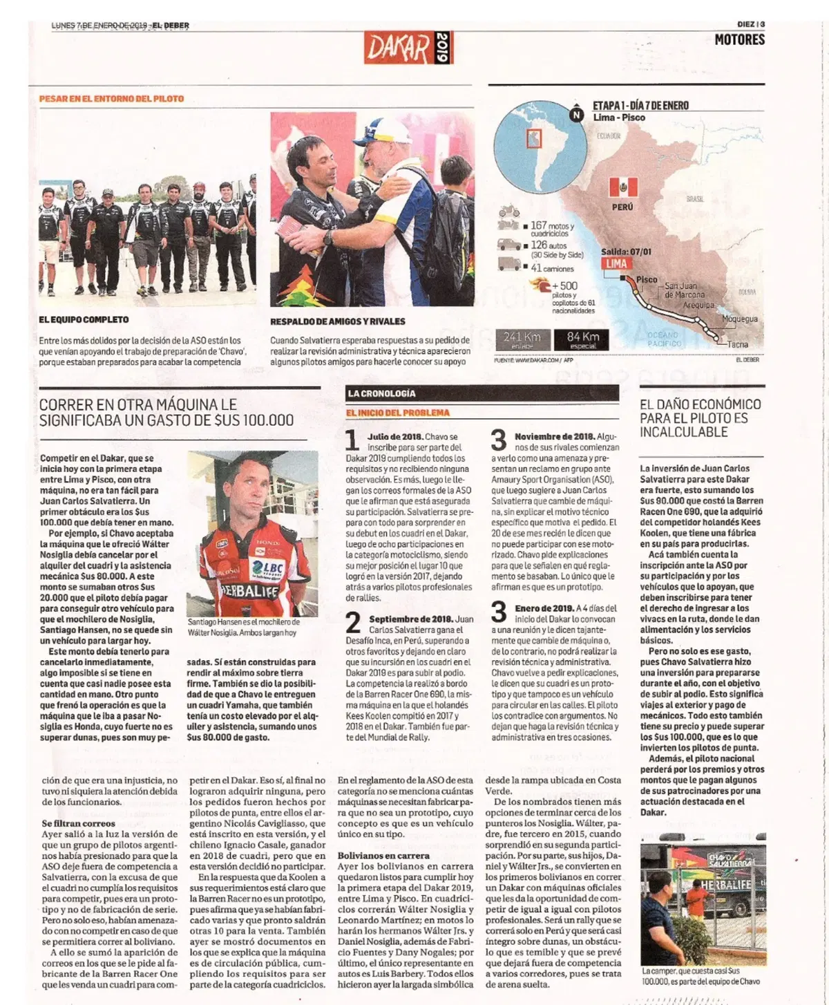 Dakar 2019 100% Perù. Il Caso Salvatierra (4)