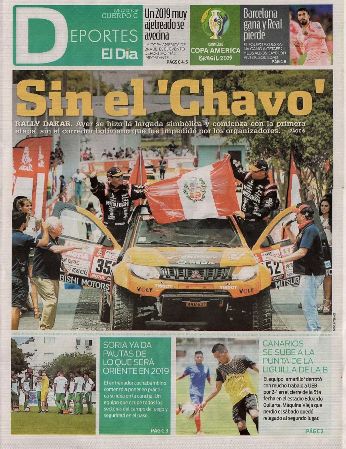 Dakar 2019 100% Perù. Il Caso Salvatierra