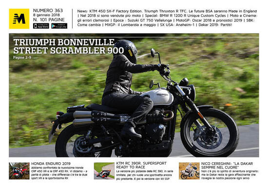 Magazine n° 363, scarica e leggi il meglio di Moto.it 