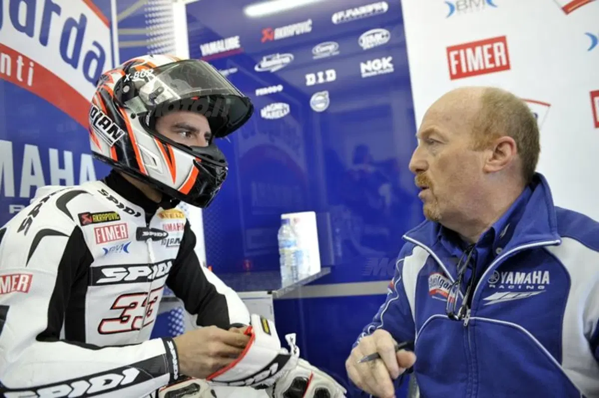 Test SBK. Melandri debutta sulla Yamaha Superbike (3)