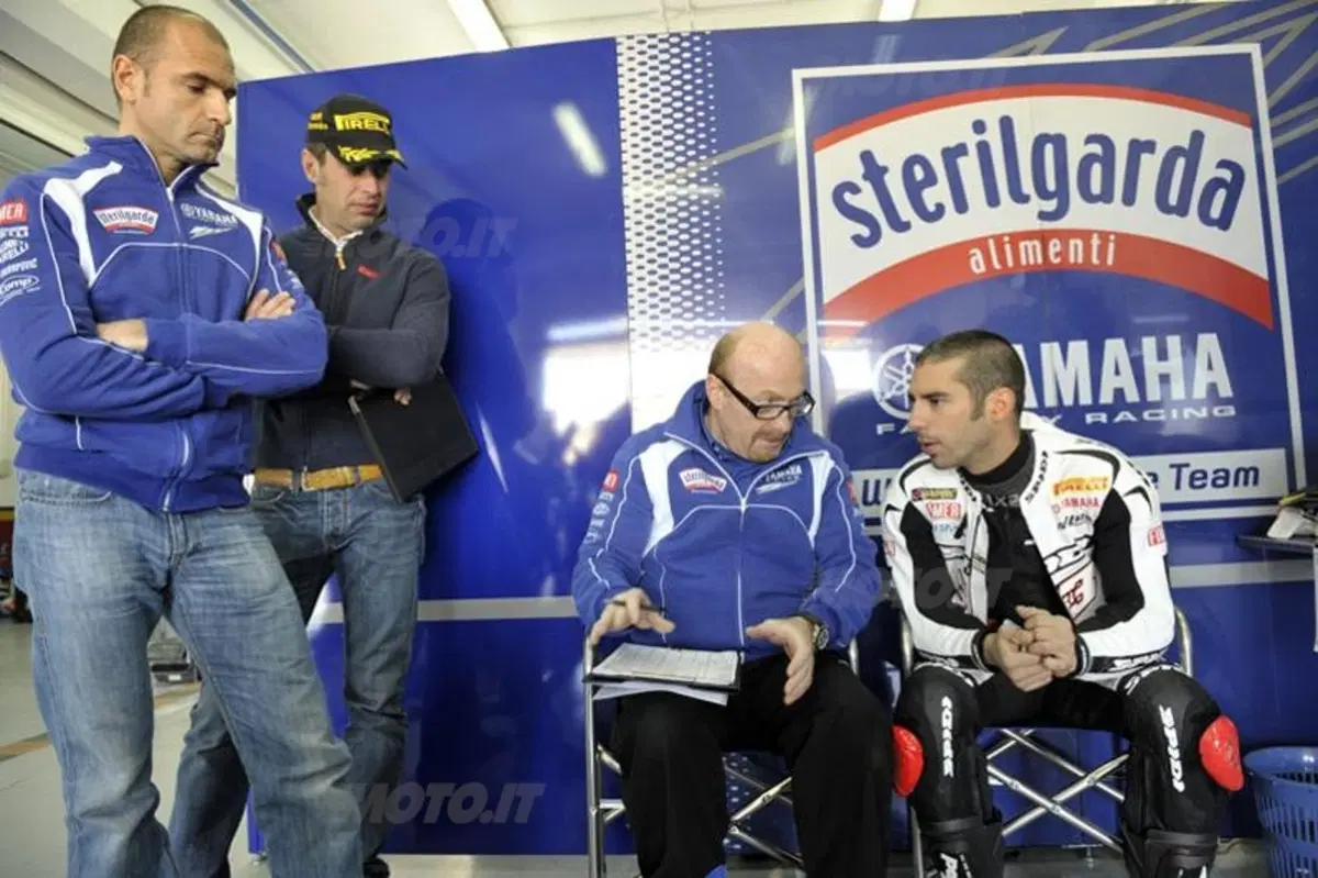 Test SBK. Melandri debutta sulla Yamaha Superbike (7)
