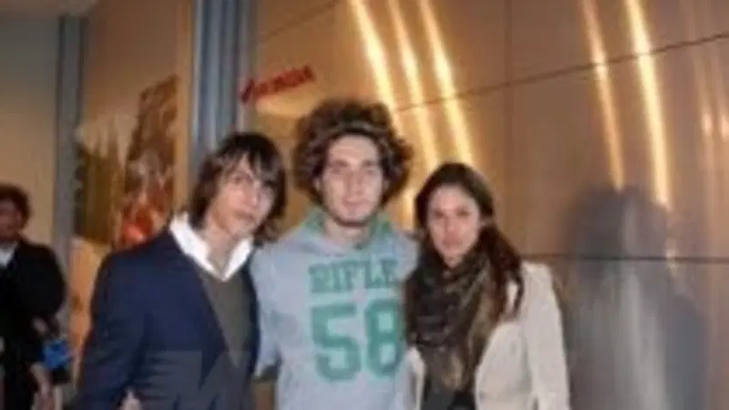 Simoncelli all'inaugurazione della nuova concessionaria Honda Malberti di Seregno