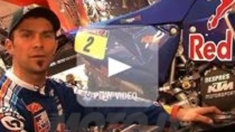 KTM 450 Rally, Cyril Despres presenta la sua moto