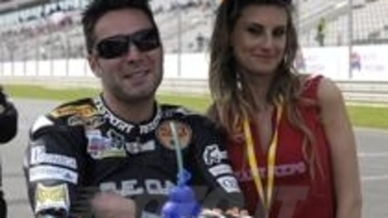 Ianuzzo in Supersport con Lorenzini e la Kawasaki