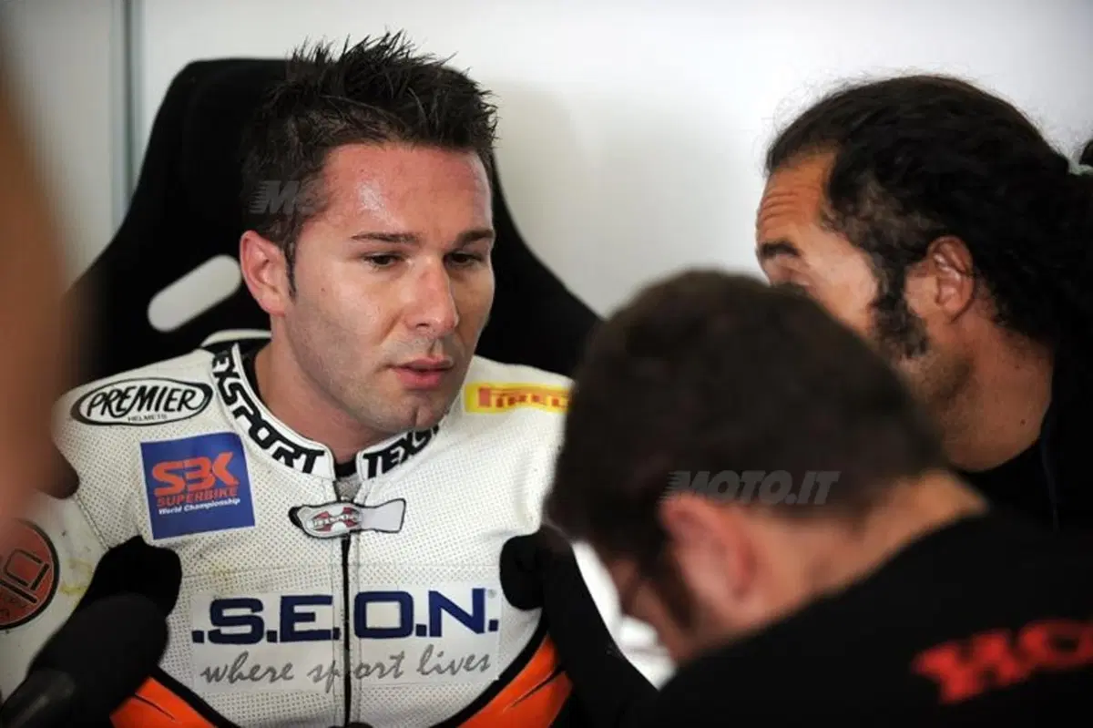 Ianuzzo in Supersport con Lorenzini e la Kawasaki