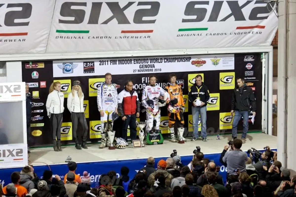 Mika Ahola (HM Honda) primo nell'Enduro Indoor di Genova (3)