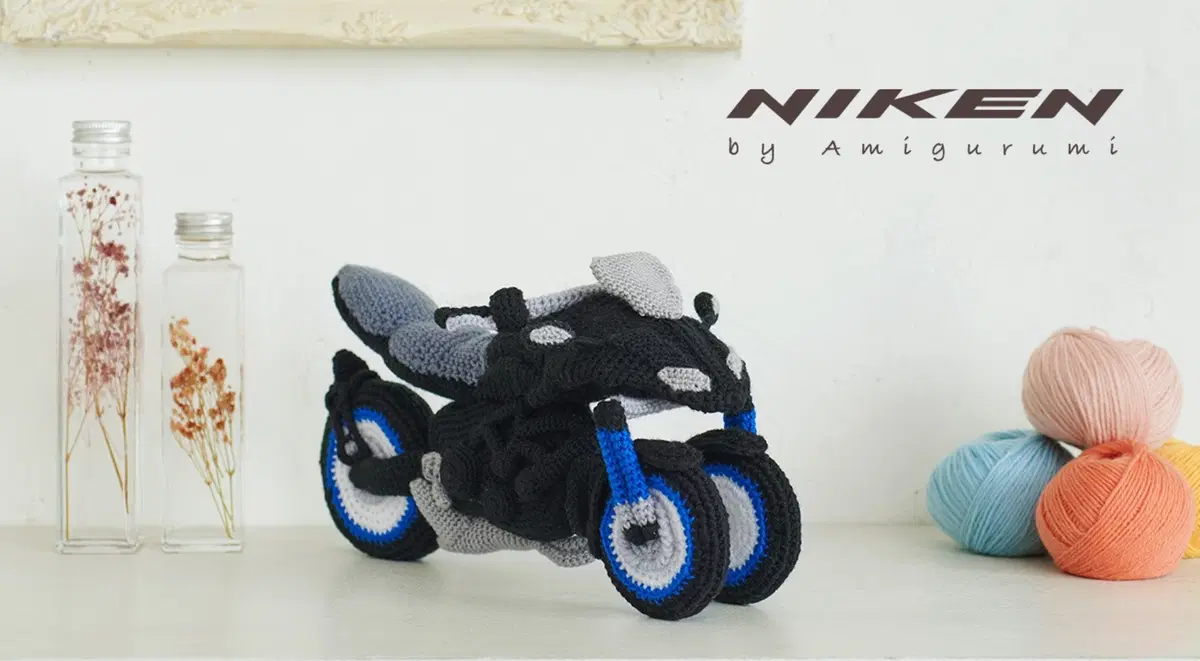 Yamaha Niken: la versione invernale &egrave; fatta all'uncinetto