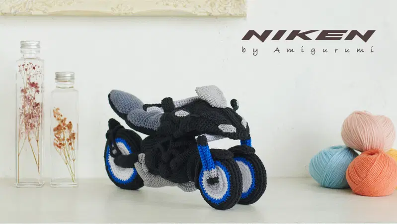 Yamaha Niken: la versione invernale &egrave; fatta all'uncinetto