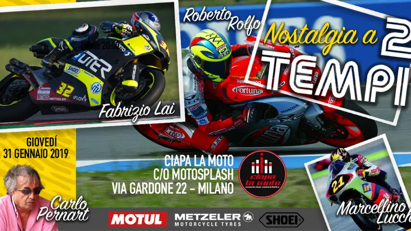 "Nostalgia 2 Tempi", gioved&igrave; da Ciapa la Moto