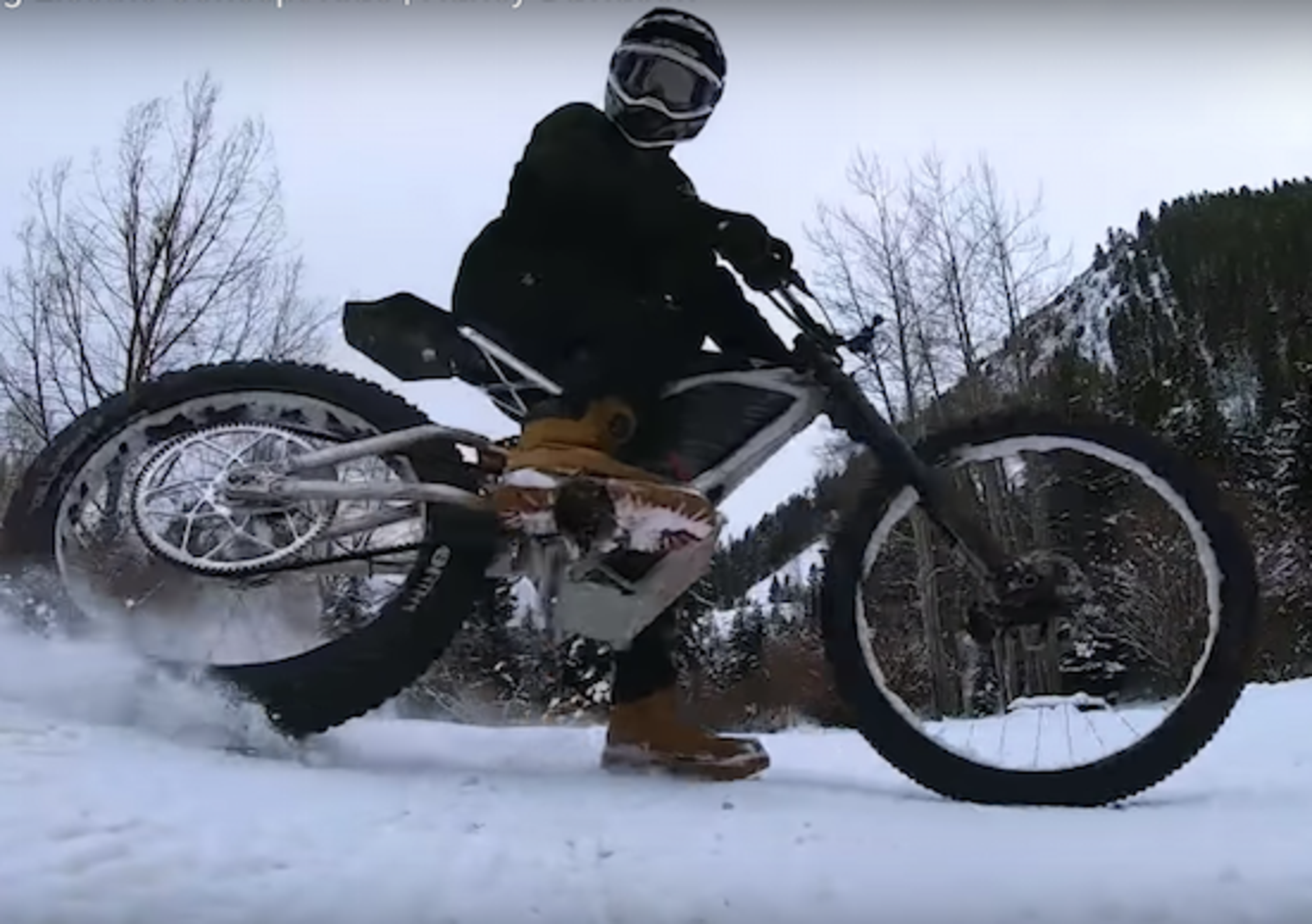 Harley-Davidson: due concept elettrici provati sulla neve