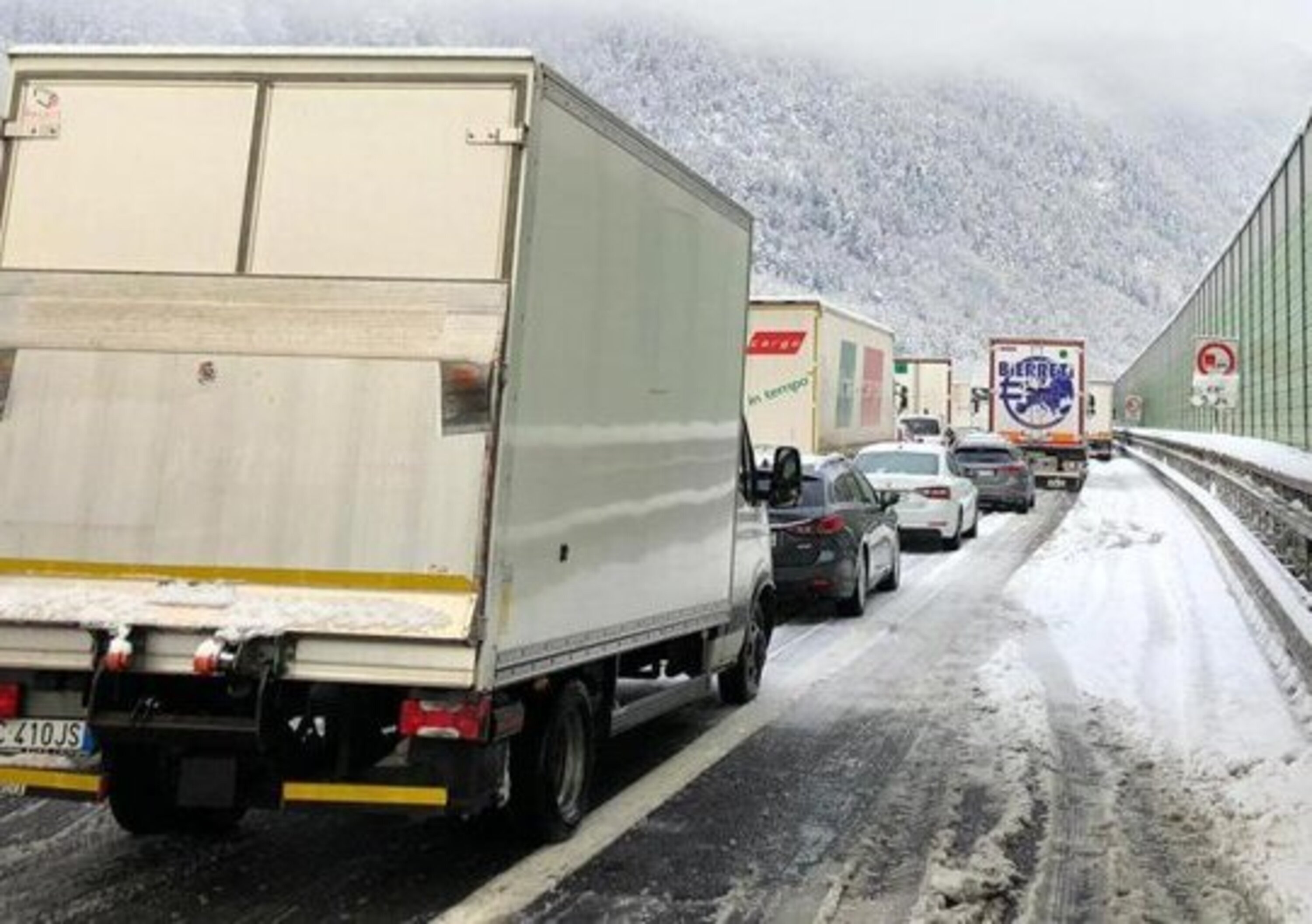 Maltempo: Brennero (A22) chiusa per neve