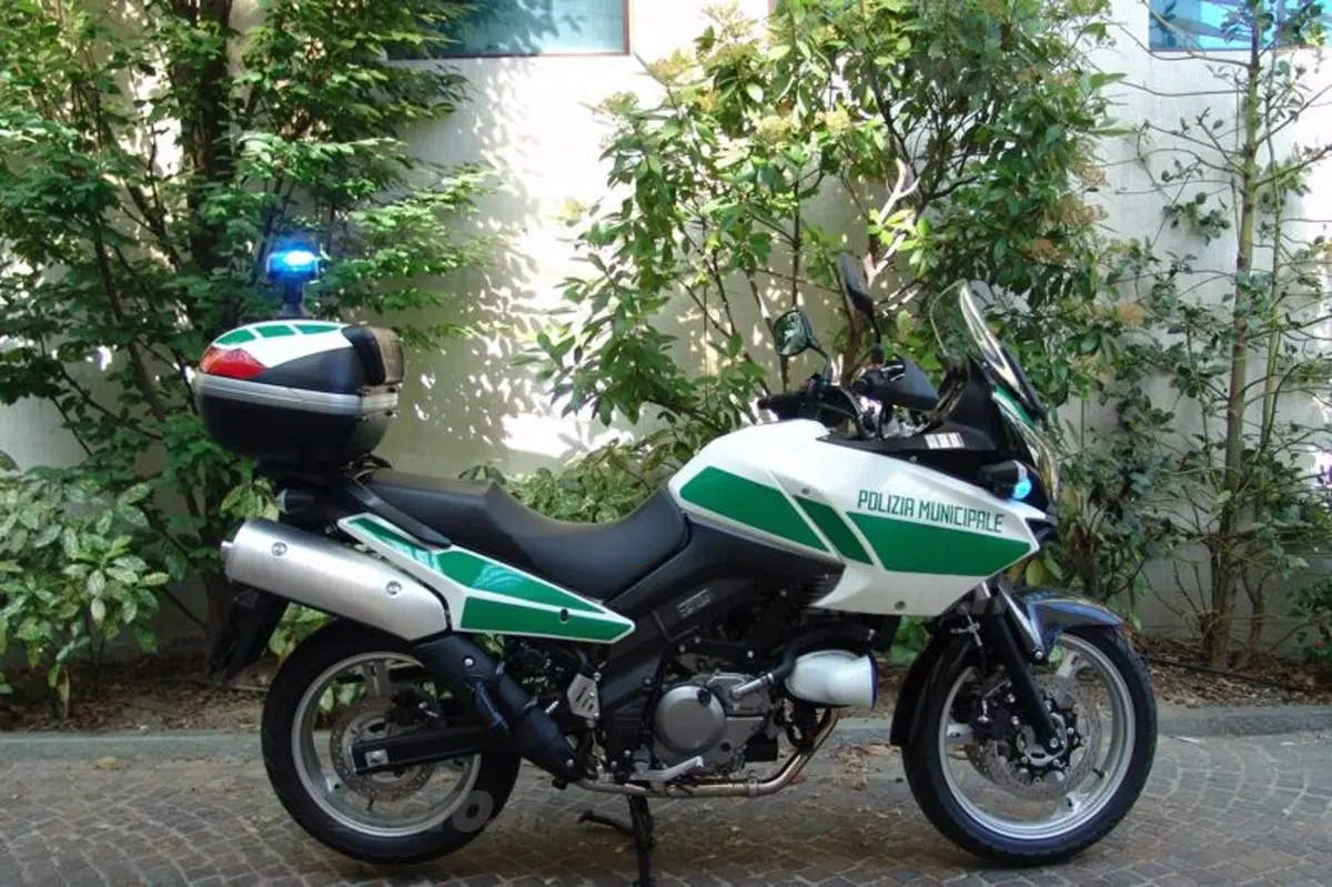 La Suzuki V-Strom in divisa
