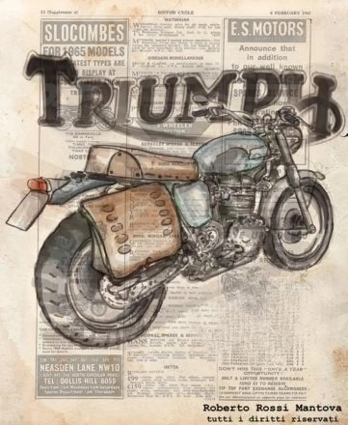 Triumph Bonneville T100 Special: "Rivale"   
