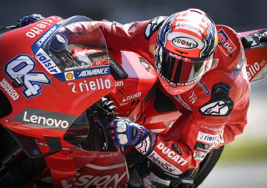 MotoGP test. Dovizioso: Il telaio nuovo è tutto da verificare