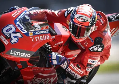 MotoGP test. Dovizioso: Il telaio nuovo è tutto da verificare