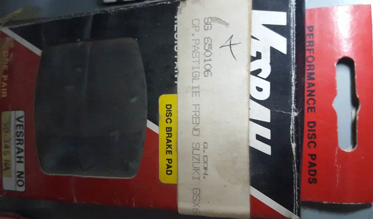 PASTIGLIE FRENO SGR SUZUKI GSX600F-1100F 650106
