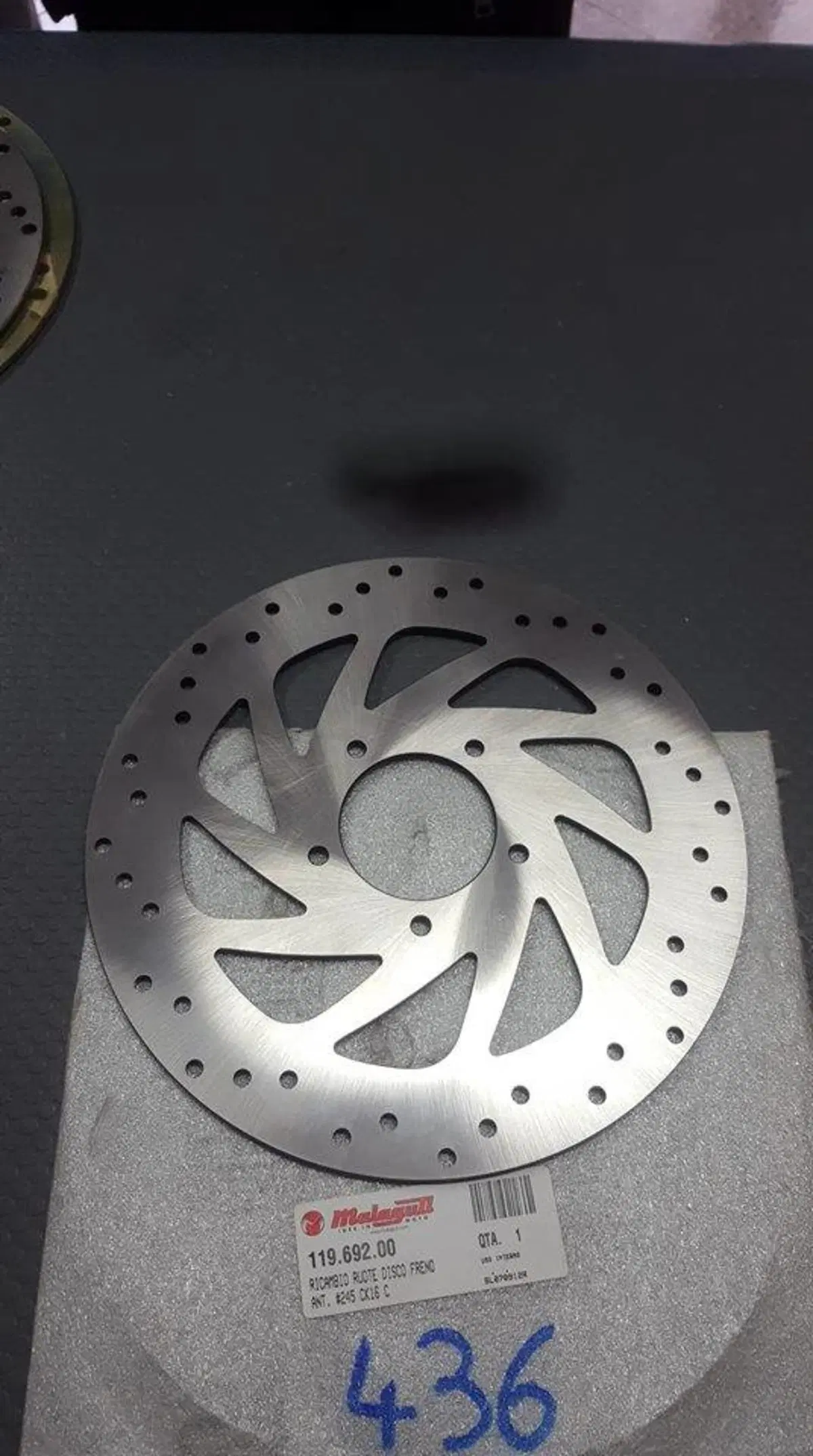 DISCO FRENO ANT. CENTRO 125 160 Malaguti