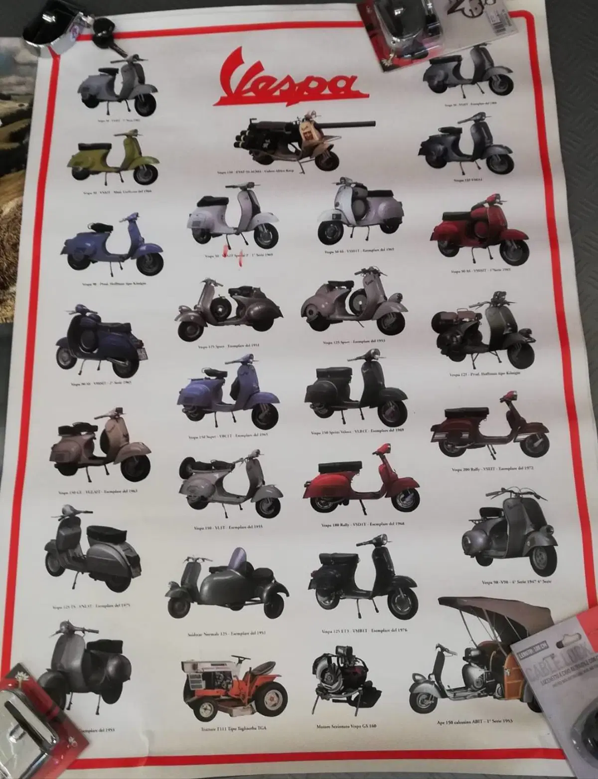 Poster Vintage Vespa