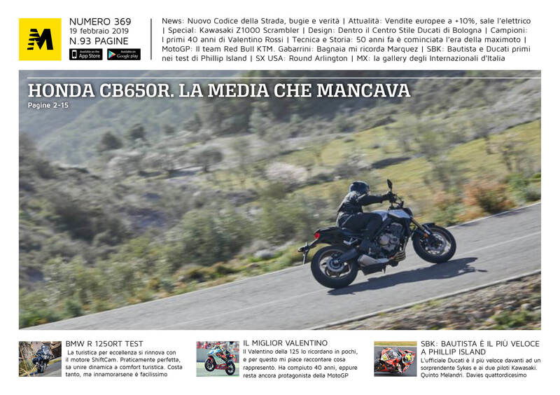 Magazine n&deg; 369, scarica e leggi il meglio di Moto.it 
