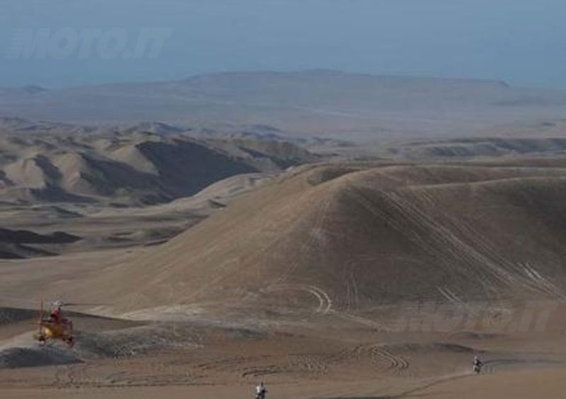 Dakar 2011, 7a Tappa. Prima vittoria di Francisco Lopez (Aprilia)