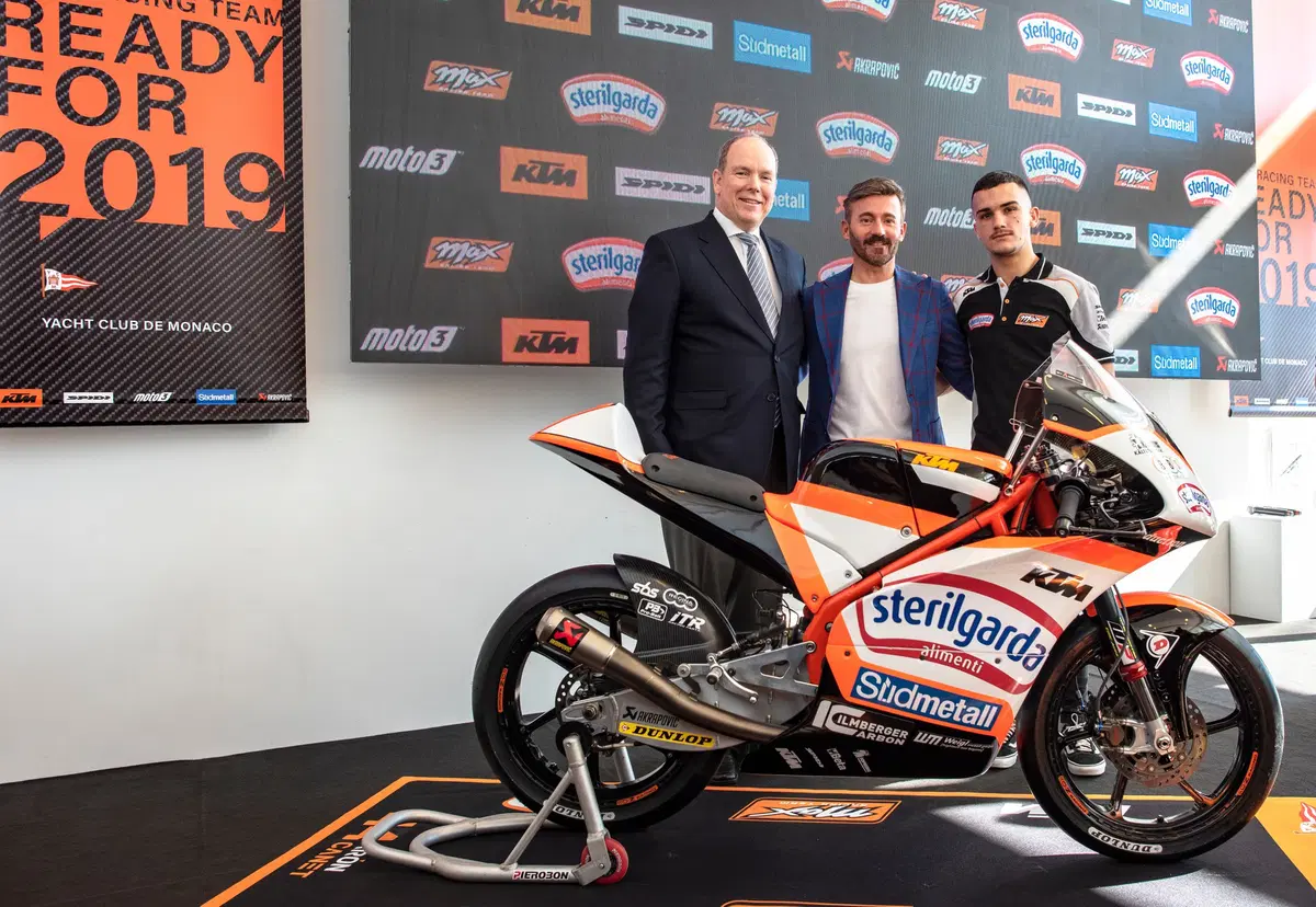 Biaggi e lo Sterilgarda Max Racing Team nel mondiale Moto3 con Canet