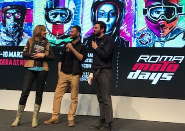 Roma Motodays 2019. Ernesto D'Argenio ospite sul palco Welcome Bikers