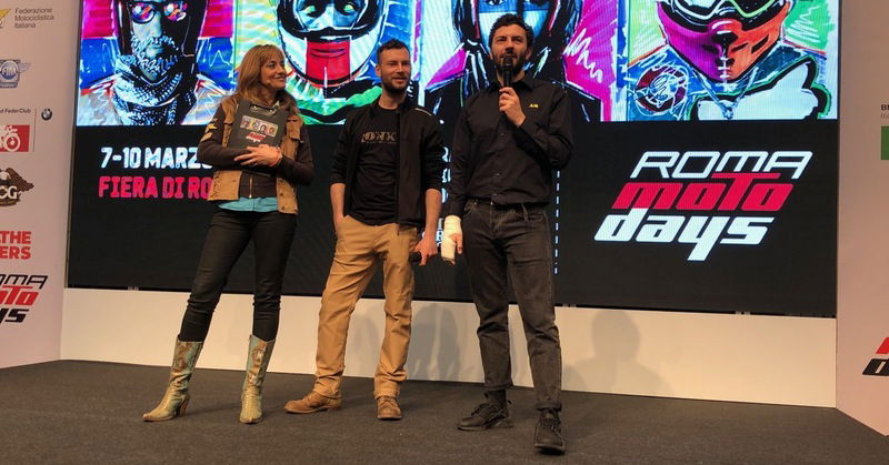 Roma Motodays 2019. Ernesto D&#039;Argenio ospite sul palco Welcome Bikers