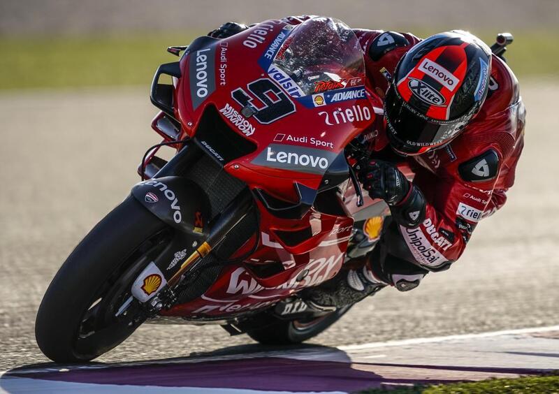 MotoGP 2019. Petrucci segna il miglior tempo nel warm up