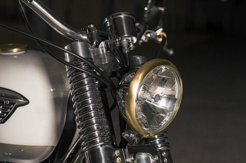 Triumph Bonneville #43 Ruby: una scrambler dai toni pacati (2)