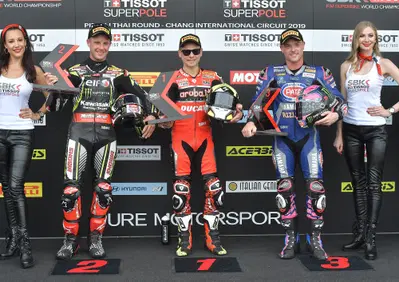 SBK 2019. Bautista fa sua la Superpole in Thailandia