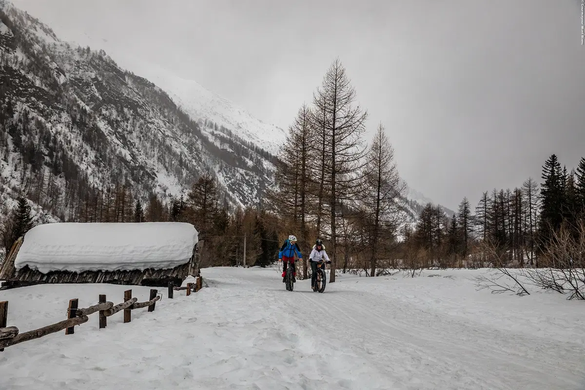 Con la eBike... sulla neve (2)