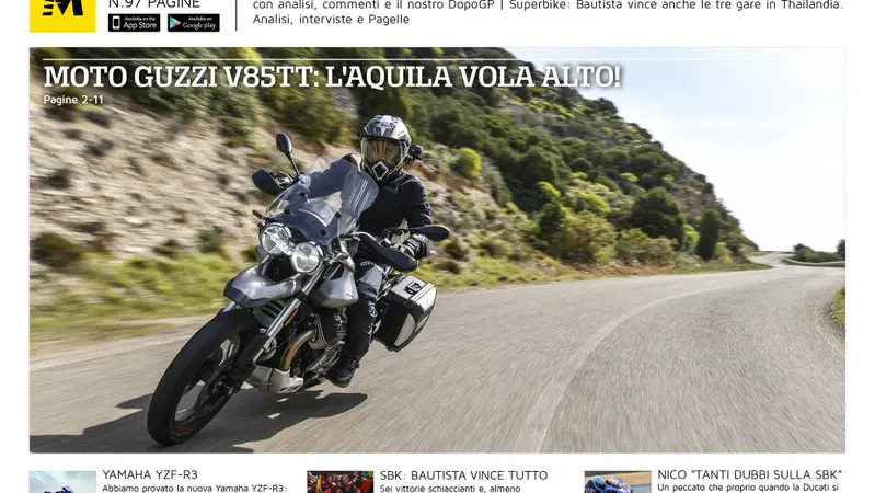 Magazine n&deg; 373, scarica e leggi il meglio di Moto.it 