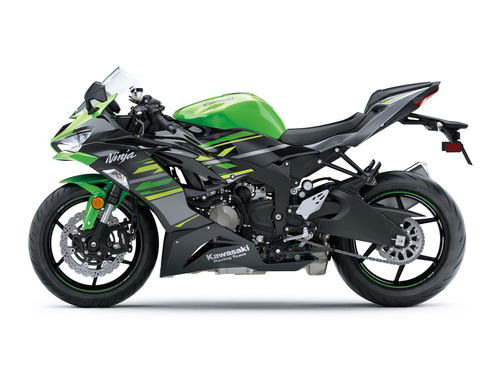 Kawasaki Ninja ZX-6R KRT Lime Green/Ebony/ Metallic Graphite Gray