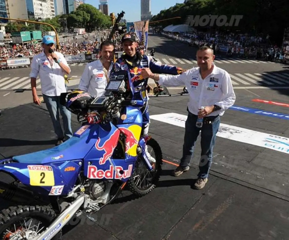 Dakar 2011. Marc Coma, intervista al vincitore (227)