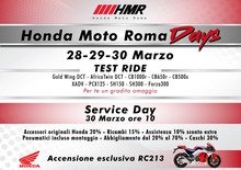 Honda Moto Roma: Porte Aperte e omaggio a Lucio Battisti