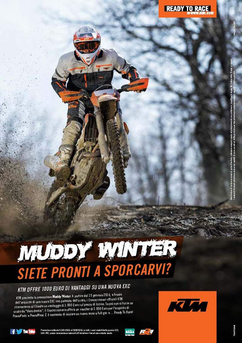 La locandina della promozione KTM