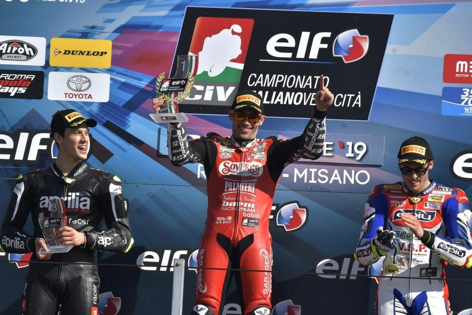 CIV 2019. Primo round a Misano: cinque  i vincitori di classe