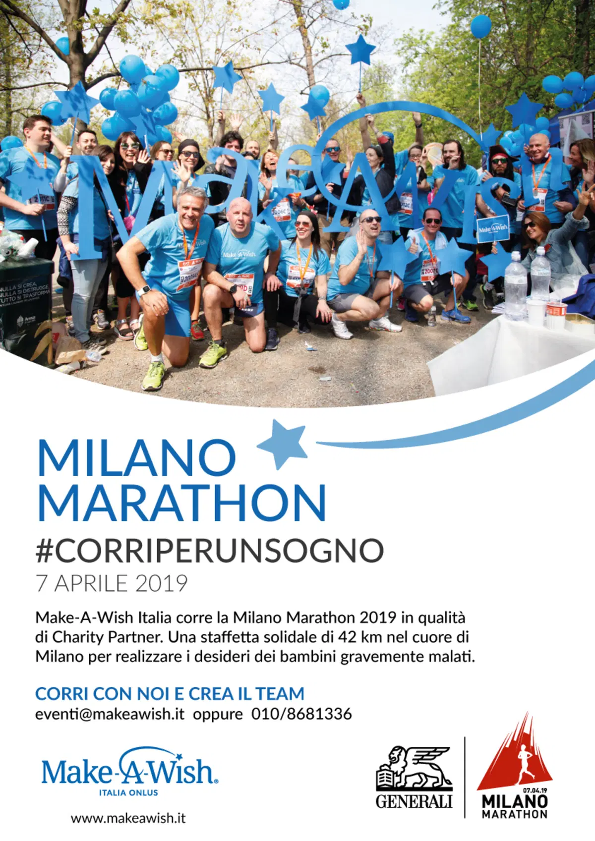 Milano Marathon, c'&egrave; anche Moto.it. Per beneficenza
