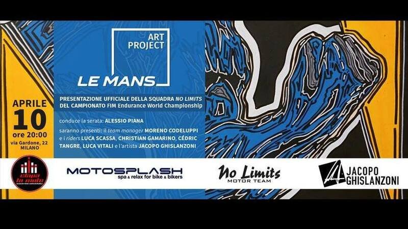 Ciapa La Moto: Le Mans Art Project, si presenta il Team No Limits
