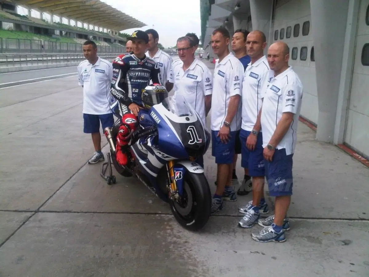 Jorge Lorenzo presenta il suo numero 1