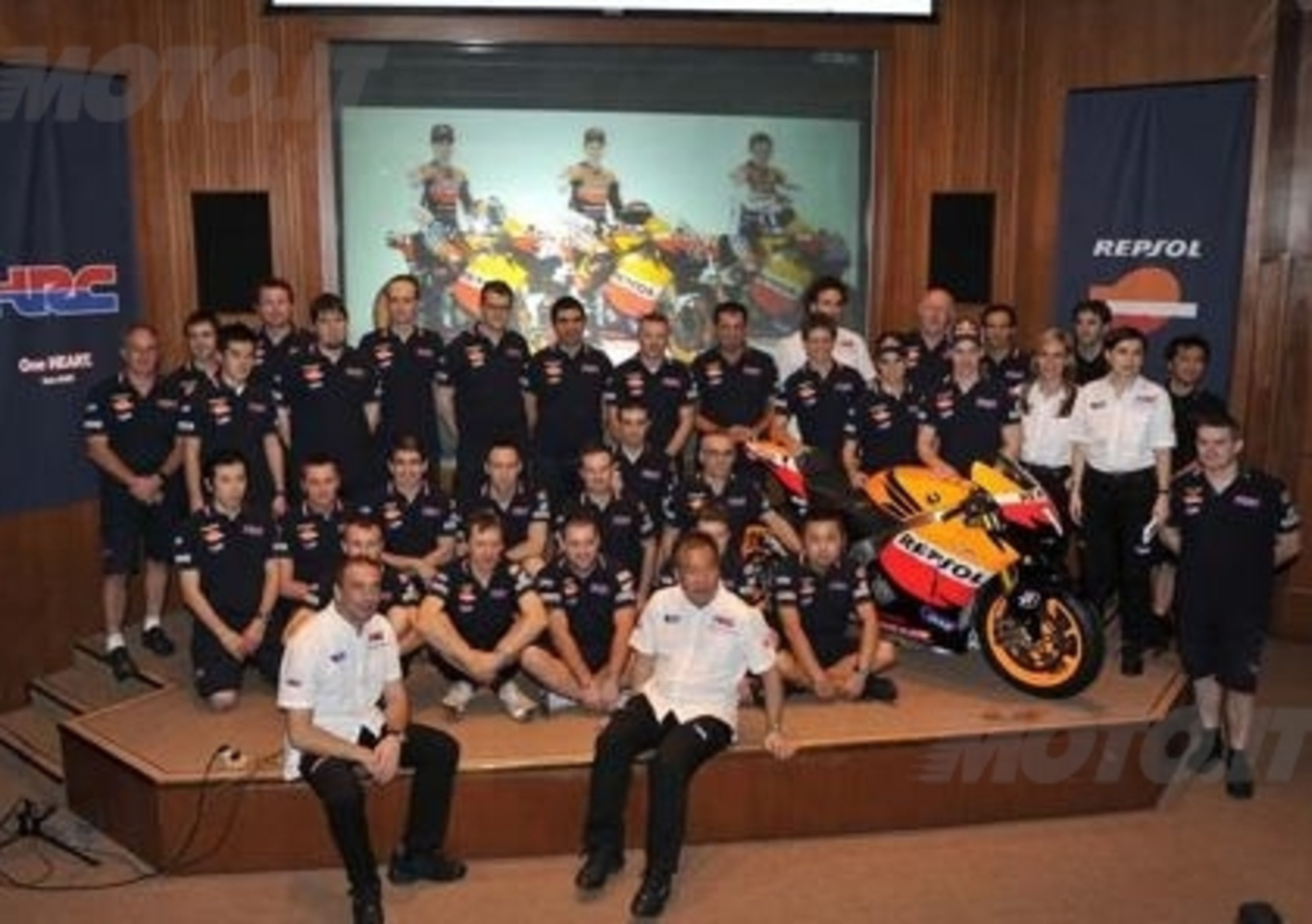 Presentato il Team Honda Repsol