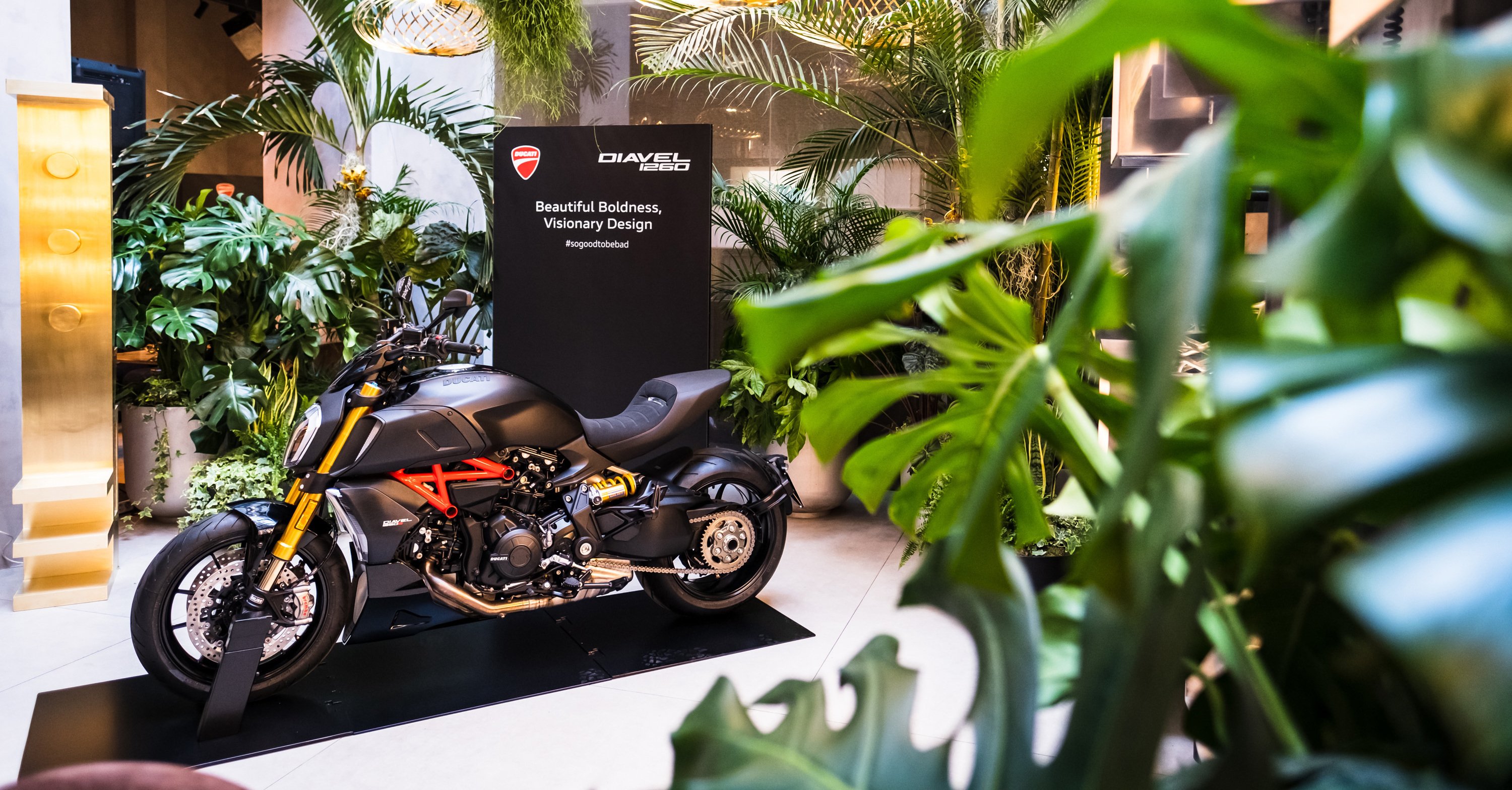 Ducati Diavel 1260 Materico presentato alla Milano Design Week