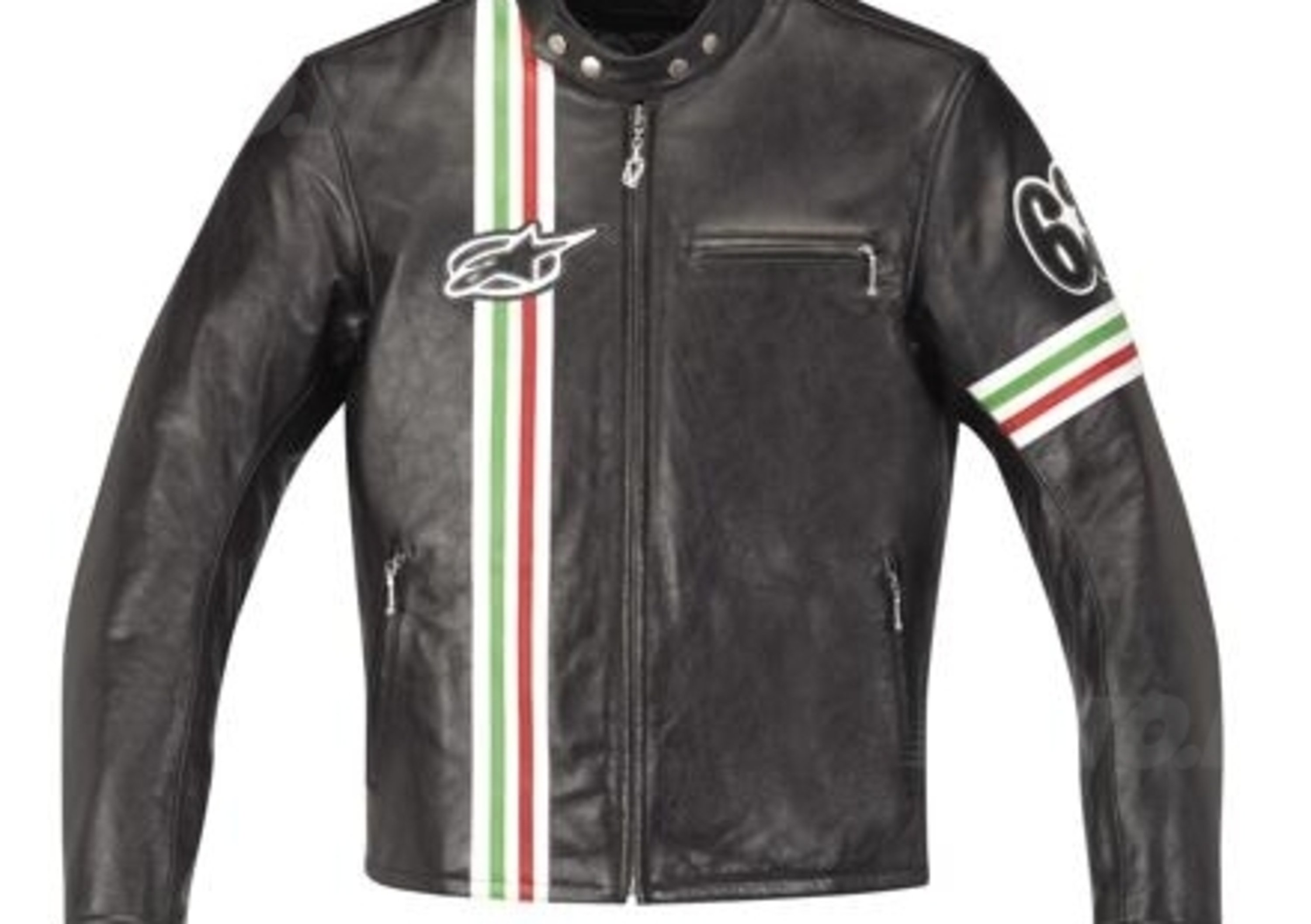 Alpinestars. Giacca in pelle Flat Out