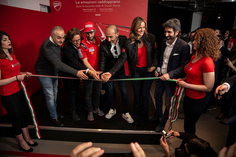 Ducati Roma: festa grande per la doppia location