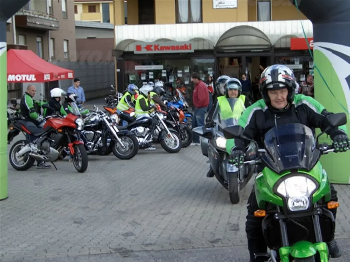 Prova su strada la gamma Kawasaki (3)