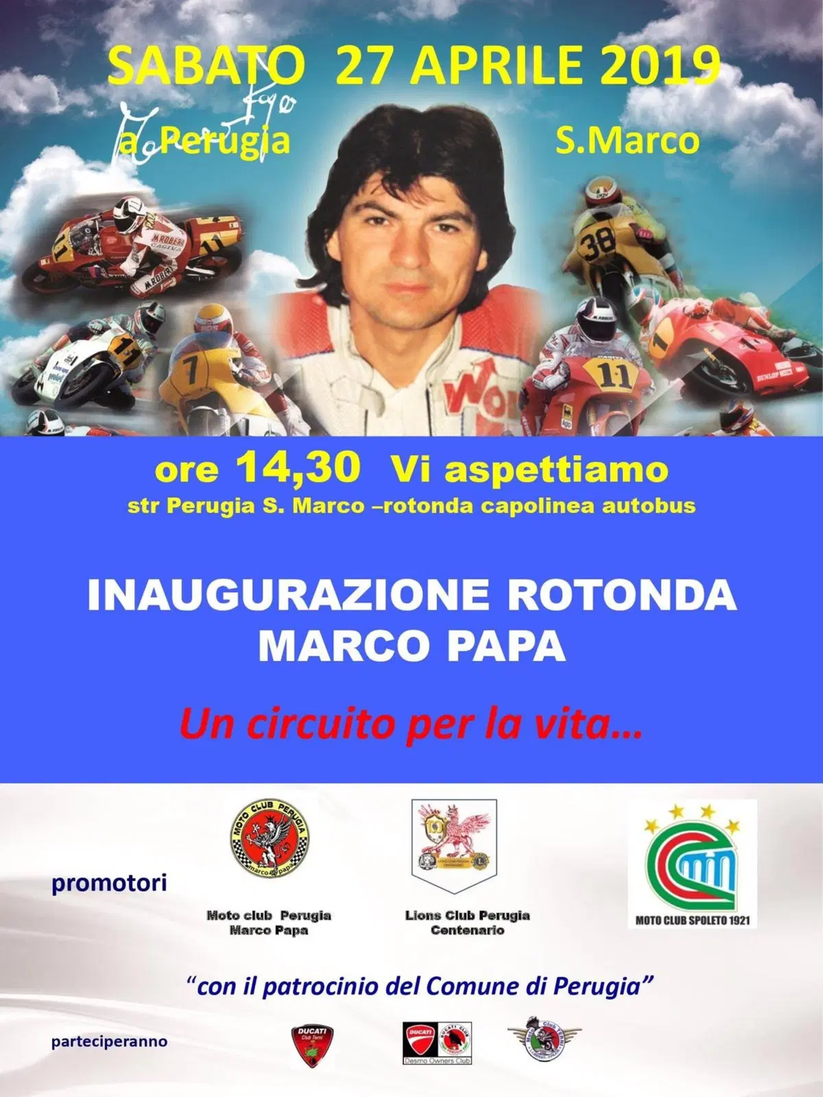Una rotonda per ricordare Marco Papa (3)