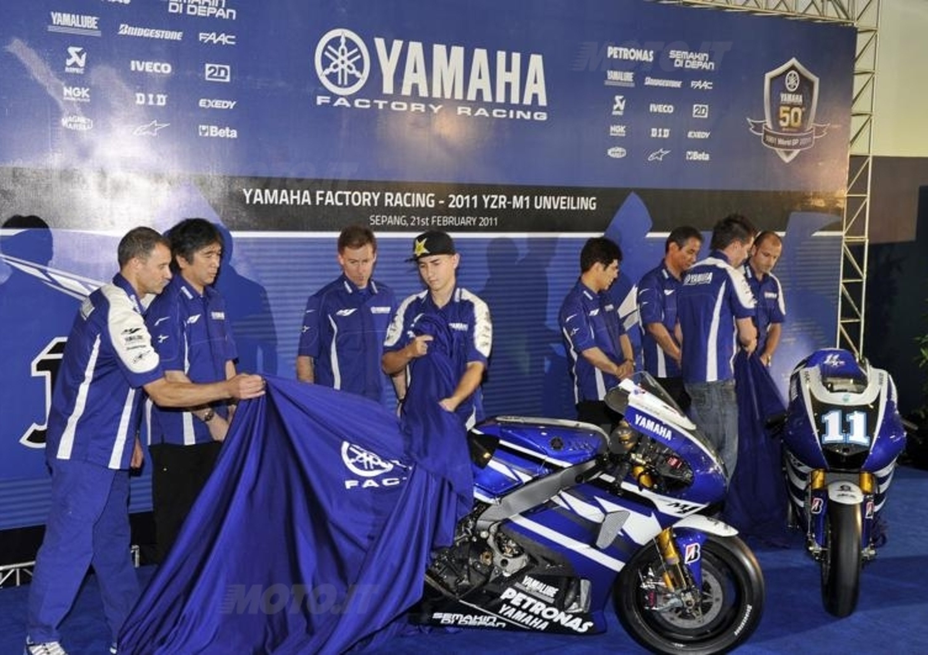 MotoGP. La nuova livrea della Yamaha YZR-M1