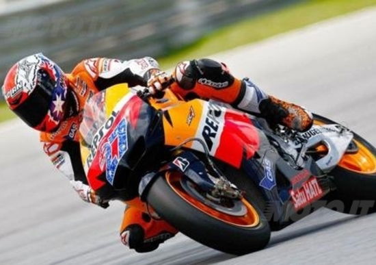 MotoGP. Casey Stoner è il più veloce nelle prove a Sepang